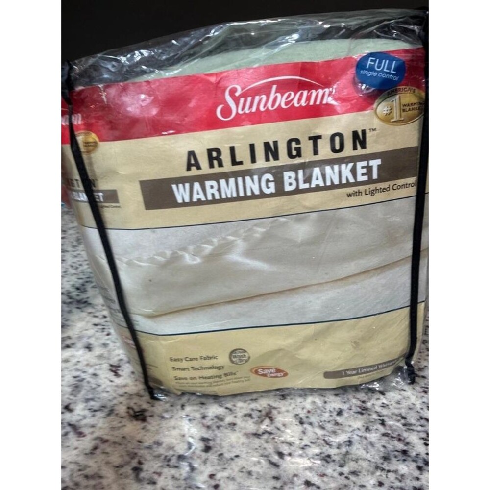 Arlington warming blanket made by sunbeam
